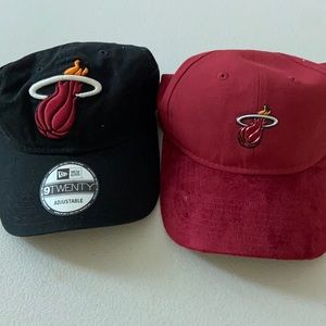 NEW ERA set of 2 Miami heat caps